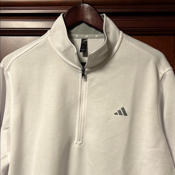 adidas Other - Brand New Adidas White Sportswear 1/4 Zip Up Pullover Sweats Long Sleeve Top!